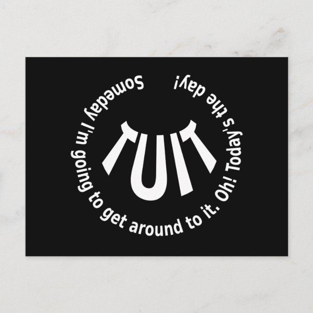 RUNDTUCH POSTKARTE (Vorderseite)