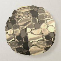 Rundungen in Bronzefarben, klares Gold, glänzend