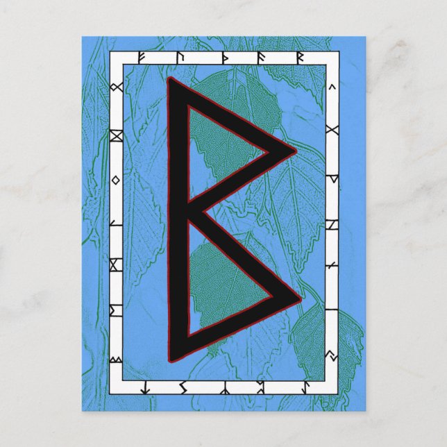 Rune Berkano - Mutter Erde Postkarte (Vorderseite)