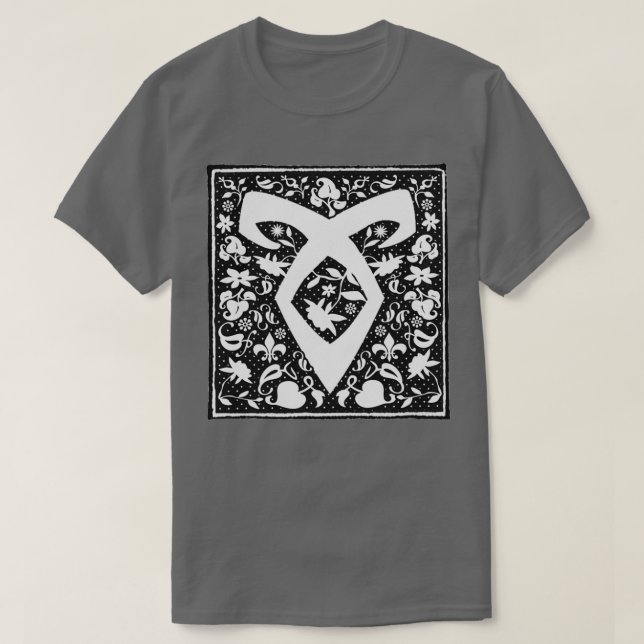 Rune Calligraphy Block Positiv T-Shirt (Design vorne)