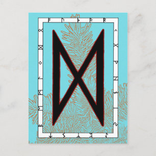 Rune Dagaz - bahnbrechende Postkarte