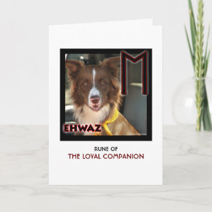 Rune Ehwaz - Loyal Companion - Treue Hund Karte