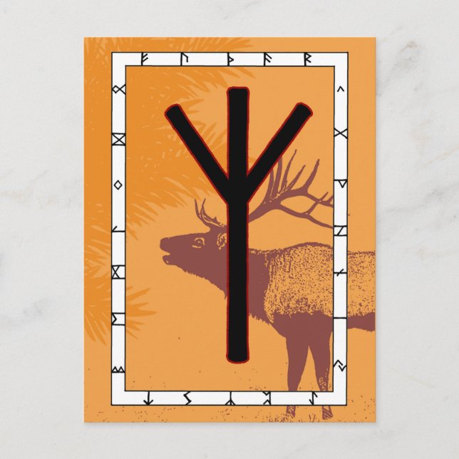 Rune Elhaz - Schutzpostkarte Postkarte (Vorderseite)