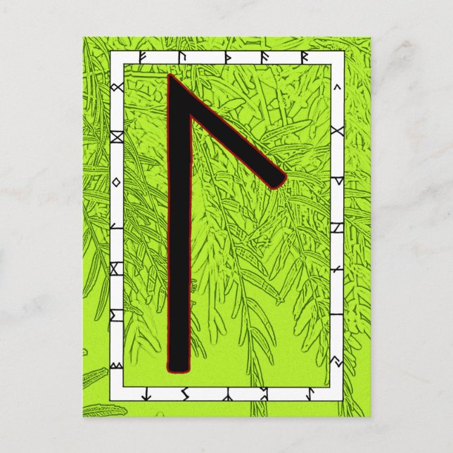 Rune Laguz - LIFE! Postkarte (Vorderseite)