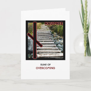 Rune Naudhiz - Überwinden - Herausforderung Karte