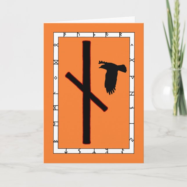 Rune Naudhiz - Überwinden Karte (Vorderseite)