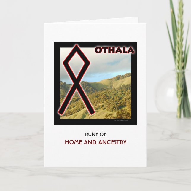 Rune Othala - Zuhause & Herkunft - Midgard Karte (Vorderseite)
