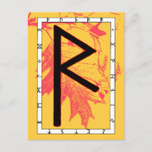 Rune Raidho - Bilanz Postkarte