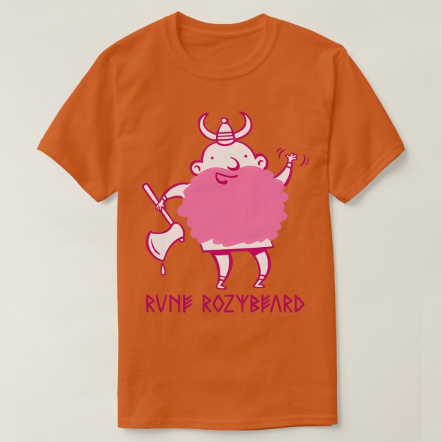Rune Rozybeard The rosa viking 1 T-Shirt (Design vorne)