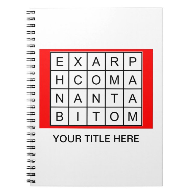 Rune Spiral Notebook Notizblock (Vorderseite)