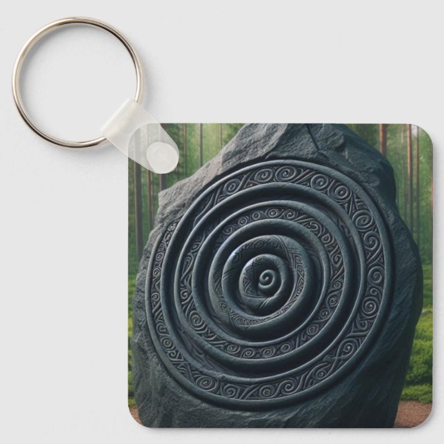 Rune Stone Schlüsselanhänger (Vorderseite)