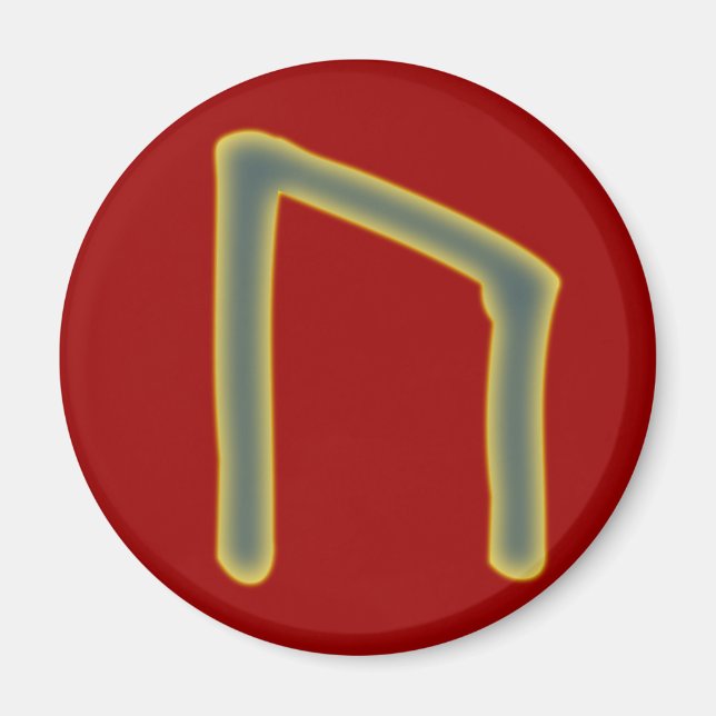 rune Uruz Futhark Magnet (Vorne)