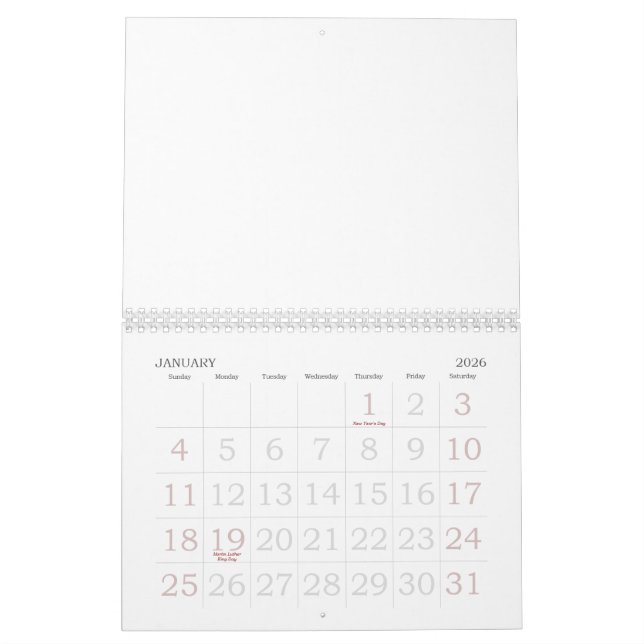 Runen reflektiert - Kalender (Jan 2026)