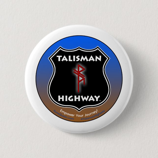 RuneQueen's Talisman-Highway Button (Vorderseite)