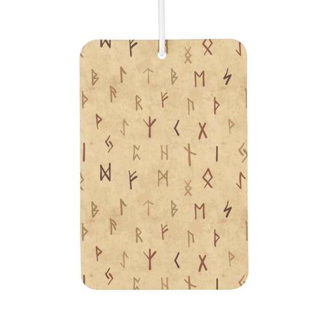 Runes Car Freshener Autolufterfrischer (Vorderseite)
