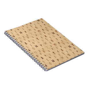Runes-Foto-Notebook Notizblock