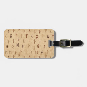 Runes Luggage Tag Gepäckanhänger