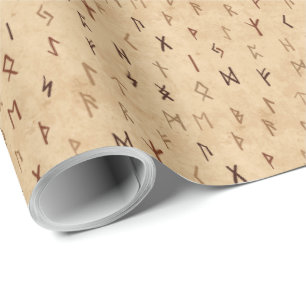 Runes Wrapping Paper Geschenkpapier