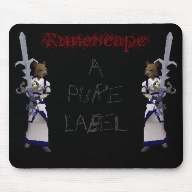 RuneScape - ein reiner Aufkleber Mousepad (Vorne)