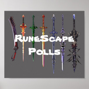 RuneScape Polls Schwertposter Poster