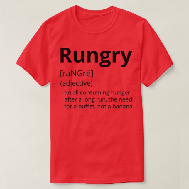 Rungry Definition 3 T-Shirt (Design vorne)