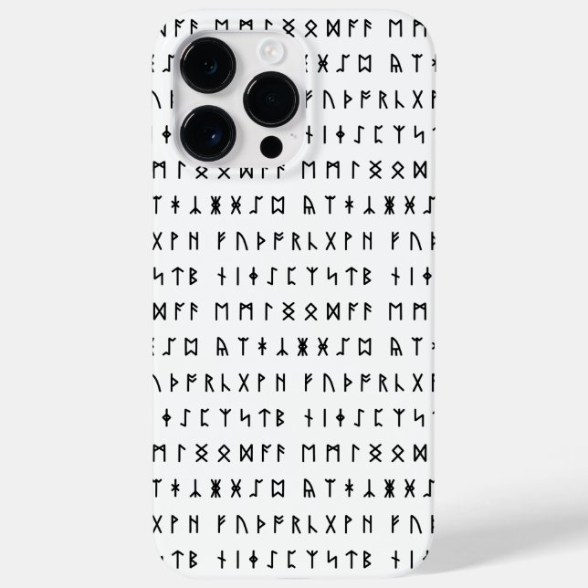 Runic Alphabet [Futhorc] Case-Mate iPhone Hülle (Rückseite)
