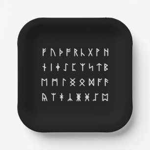 Runic Alphabet [Futhorc] Pappteller
