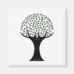 Runic Tree Magnete