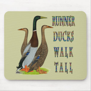 Runner Ducks Walk Tall Mousepad