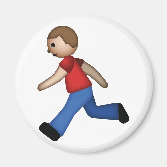 Runner Emoji Magnet (Vorne)