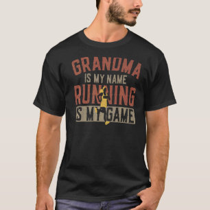 Runner Halbmarathon Oma Vintag Grand T-Shirt