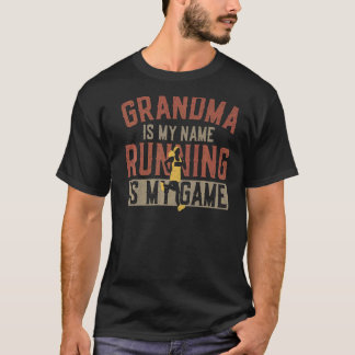 Runner Halbmarathon Oma Vintag Grand T-Shirt