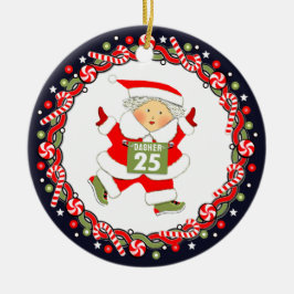 Runner Holiday-Geschenk Keramik Ornament