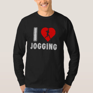 Runner I LIEBE JOGGEN Lauf Funny Jogger T-Shirt