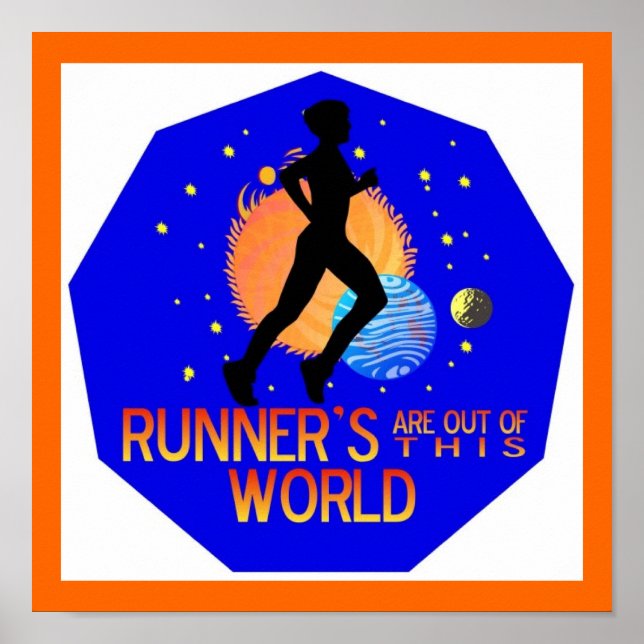 RUNNER IST AUS DIESEM WELTPOSTER POSTER (Vorne)