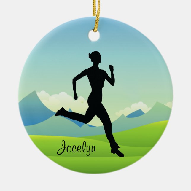 Runner Jogger Ornament (Vorne)
