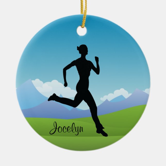 Runner Jogger Ornament (Vorne)
