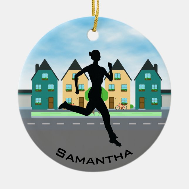 Runner Jogger Ornament (Vorne)