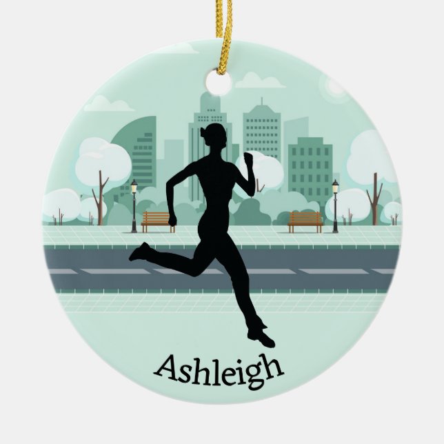 Runner Jogger Ornament (Vorne)
