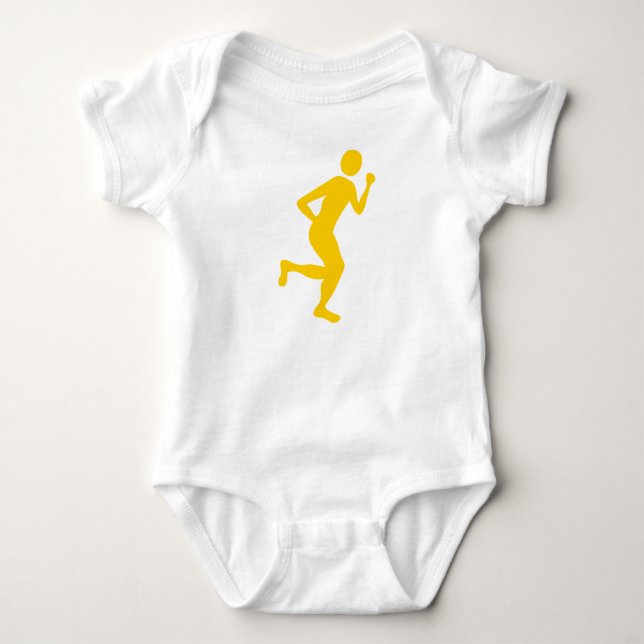 Runner (männlich) - Bernstein Baby Strampler (Vorderseite)