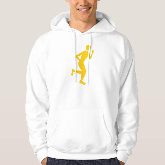 Runner (männlich) - Bernstein Hoodie (Vorderseite)