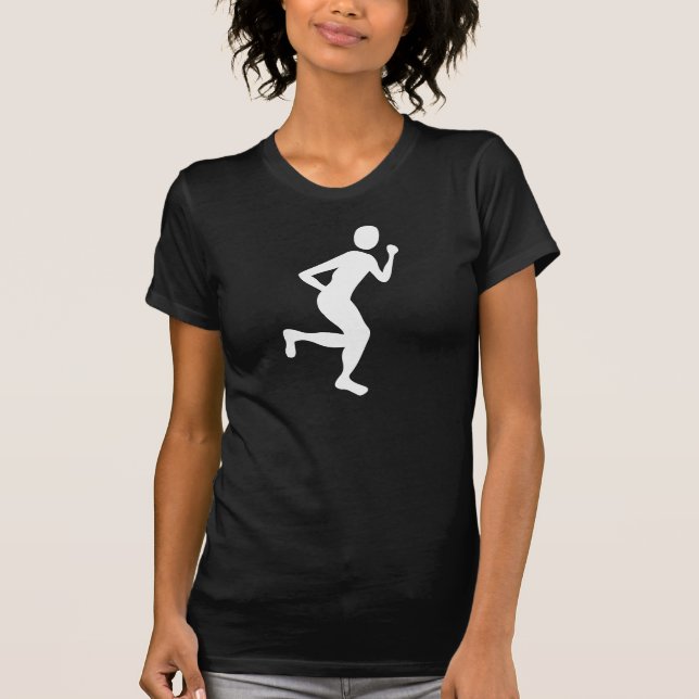 Runner (männlich) - weiß T-Shirt (Vorderseite)