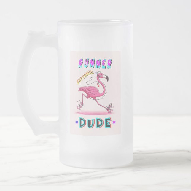 Runner Rhythmic Typ Mattglas Bierglas (Links)