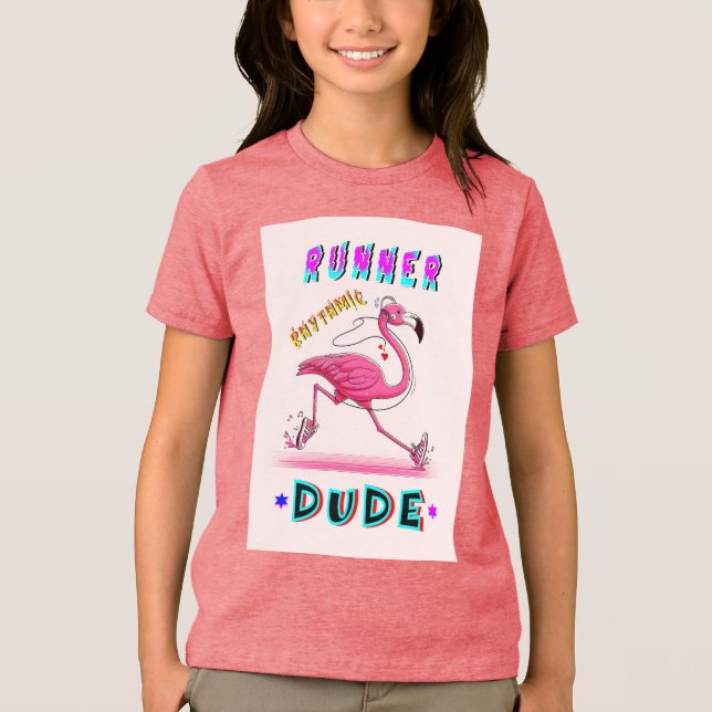 Runner Rhythmic Typ Tri-Blend Shirt (Vorderseite)