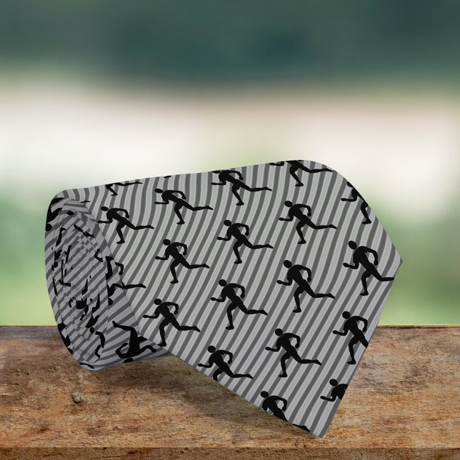 Runner - Silhouette des laufenden Typ - Thema Fitn Krawatte (Von Creator hochgeladen)