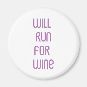 RunnerChick Wein Magnet