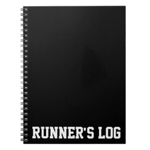 Runner's Log Running Notebook Spiral Journal Notizblock