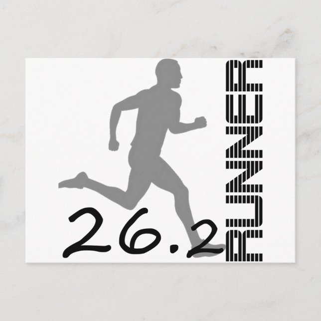 Runners Zone Geschenke und Bekleidung Postkarte (Vorderseite)