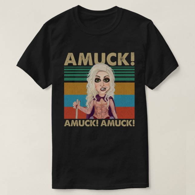 Running Amuck - The Witchy Call to Chaos T-Shirt (Design vorne)