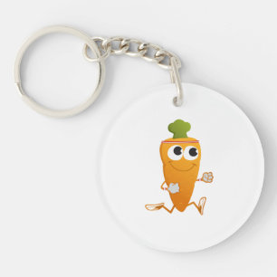 Running Carrot Schlüsselanhänger